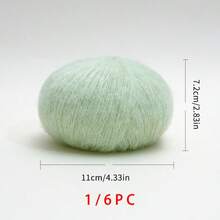 Luxury Wool Mohair Crochet Kit - 1-Pack Cashmere-Soft Yarn For Fall Christmas Halloween Home Decor, DIY Knitting Sweaters Scarves | Uncinetto Lana Gomitoli Borse Fai Da Te - Multicolor - View 34