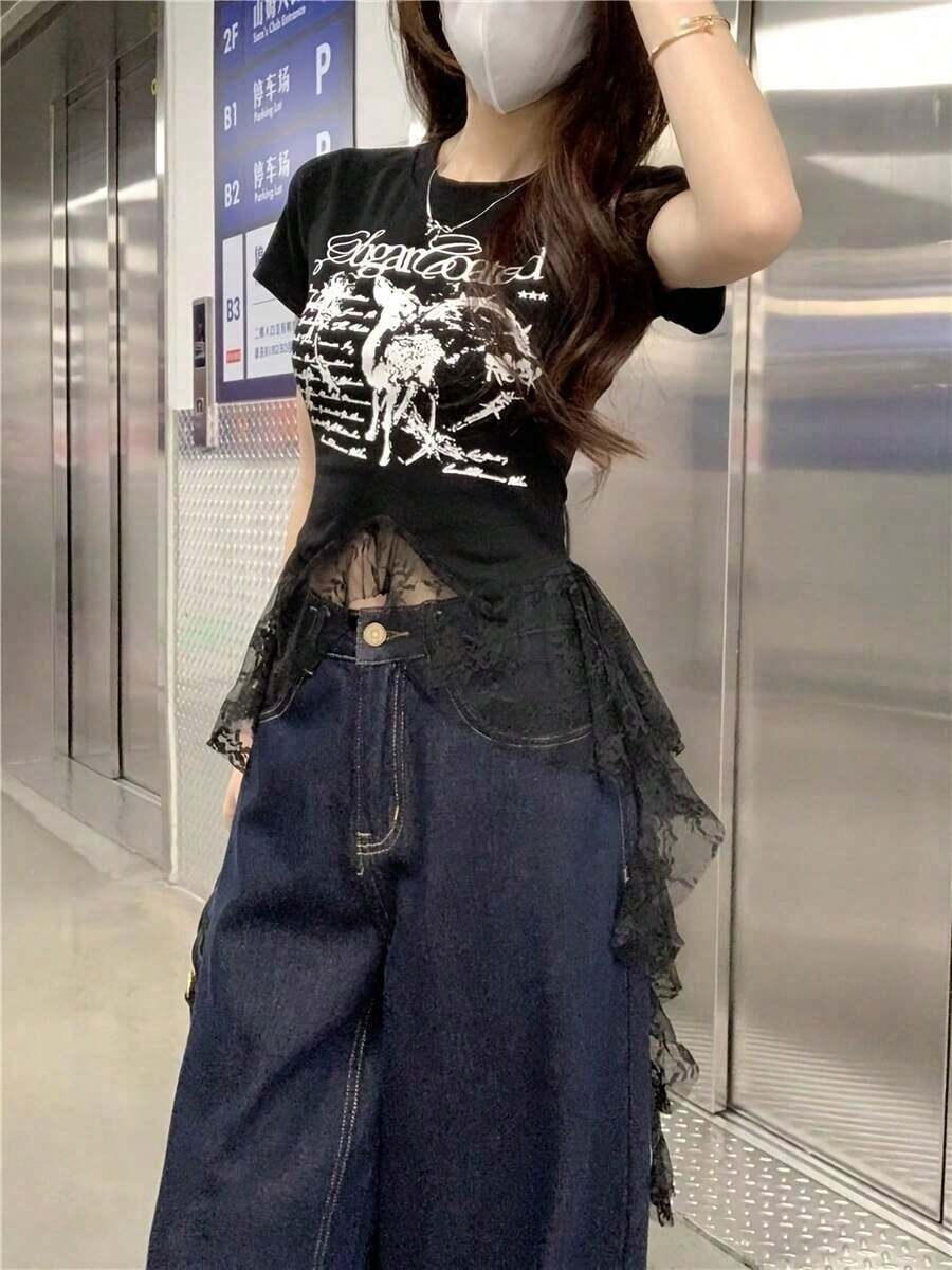 Women Tops - Black - View 1