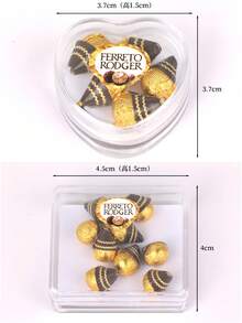 POKOJA LAND 1 Bộ hộp quà sô cô la mô phỏng nhà búp bê mini, mô hình đồ chơi thực phẩm vàng, đồ chơi thực phẩm mô phỏng thu nhỏ, đạo cụ BJD bỏ túi, sô cô la mô phỏng siêu dễ thương và vui nhộn, cảnh nhà thu nhỏ, đạo cụ và đồ trang trí, trang trí nhà búp bê thời trang, phong cách Scandinavia/Bắc Âu và Trung cổ - Nhiều màu - Xem 8