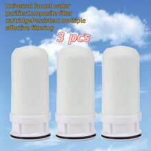 9/6/3 szt. wkładów filtrujących do wody kranowej | Ceramiczny kompozyt, wielostopniowa filtracja | Wymienny wkład filtra do wody kranowej | Filtr z węglem aktywnym, usuwa osady, redukuje chlor i kamień w wodzie kranowej. Zalecana wymiana co 3-6 miesięcy. Do baterii kuchennych, baterii łazienkowych, domu, filtrów do kranów, filtrów do zlewów, oczyszczaczy wody. - Biały - Zobacz 12