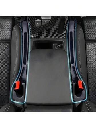 40cm/15.7inch Soft Gel Car Seat Gap Filler - Christmas Gift, Christmas Essential, Car Seat Crevice Storage Pad, Soft Gel Material Fits Tightly To Seat And Armrest Edges, Car Necessity