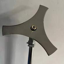 3T Tooth Alloy Mower Blade | Stainless Steel Forged For Aggressive Cutting (For Grass And Shrubs) | Gasoline Engine Accessories | Anti-Chipping Reinforced Design | Quick-Change Tool For Garden Machinery