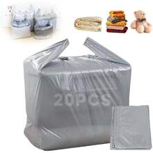 QICHEN 20 Bolsas de Mudanza Resistentes Grandes, Bolsas de Almacenamiento Extragrandes Resistentes, Peso portador 25KG - 1 - Ver 1