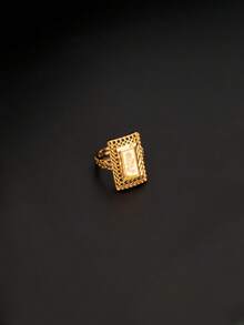 5pcs Rose Flower 3D Hang Tag Tassels Set, 18K Gold Plated Copper Material With Champagne Gold Protective Layer, Fashionable European & American Romantic Dubai Style, Bridal Luxury Wedding Festival Gift For Women