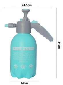 1pc 2L/3L, 67.64oz/101.45oz Watering Can, Adjustable Nozzle Garden Sprayer Bottle, Heavy Duty Anti-Drop Pressure Spray Bottle With Graduated Scale For Outdoor Gardening, Car Wash, Surface Disinfection