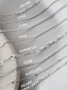 Customized Minimalist Elegant Personalized Multi-Chain, Multi-Font Selectable Pure English Letter Name Necklace, 18K Gold Plated Stainless Steel Material, Gold/Silver Color Options, Delicate Jewelry, Suitable For Couples, Friends, Family - Customizable Text/Name - Ideal Gift For Christmas, Valentine's Day, Birthday, Anniversary - Elegant His & Her Jewelry Matching, Necklace