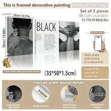 3pcs/Set, Canvas Hanging Painting, Framed Wall Decoration, And Women Art, Back View, Modern Fashion, Bar, Cafe, Family And Dormitory Wall Decoration, Room Decoration, Living Room Decoration, Bedroom, Dining Room Kitchen Decoration, Home Decoration