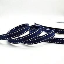 5 thước Anh ruy băng Grosgrain có dây thép 10mm dùng để trang trí đám cưới, Giáng sinh, làm nơ ruy băng thủ công, gói quà. - Chọn màu - Xem 26