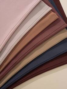 7 قطعة/عبوة سراويل بيكيني نسائية ذات خصر عالي بدون غرز