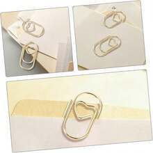 20/50/100/200 peças de clipes de papel em formato de coração dourado, pequenos mini clipes engraçados para escritório, escola, organização de mesa em casa, organização de arquivos, escola, escritório, marcadores de página multifuncionais de design doméstico, clipes em formato de coração coloridos para macaron, clipes de fichário criativos de metal