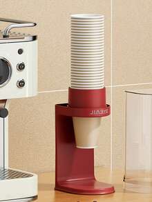 1PC Countertop Cup Dispenser, Bathroom Cup Holder, Household Coffee Cup Storage Rack, Water Cooler Cup Holder, Suitable For Homes, Offices, Hospitals, And Gyms (Is A Countertop Dispenser, Not A Rack Dispenser)