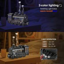 SULVGO 300ml 精油列车扩散器 - 香薰冷雾加湿器，带遥控器、2 个灯、2 种模式、自动关闭功能 - 适合家庭、办公室和婴儿房！ - 彩色 - 查看 10