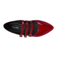 BERLIN LADIES' SHOES 705302-3 RED PATENT LEATHER - Red - View 4