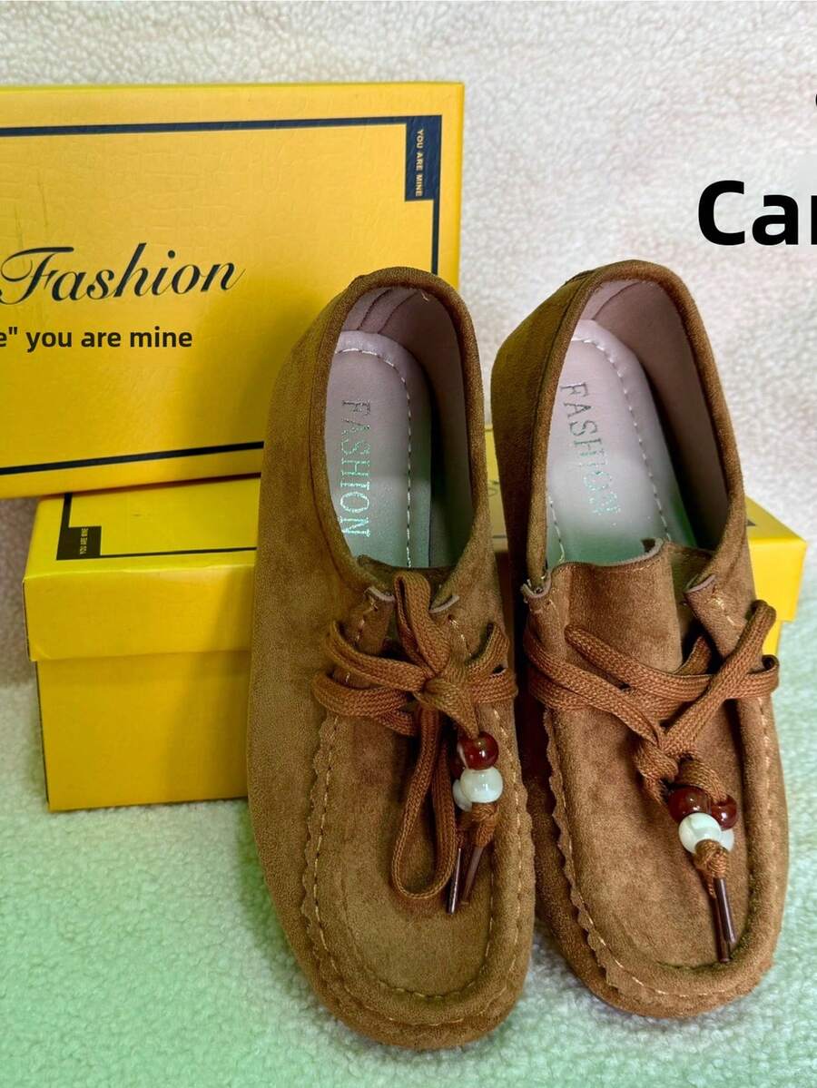 Damen Loafer, mit Schnalle, Perlen, Schnürung Dekor, geeignet für Urlaub, Party, Büro, vielseitige und elegante Schuhe