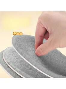 Semelles intérieures chaudes pour l'automne et l'hiver, semelles intérieures en coton moelleux et épaisses, semelles intérieures douillettes et déperlantes, unisexe