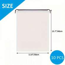 5 pièces Ensemble organisateur de chaussures de voyage - Sacs de rangement transparents de haute qualité, facile à emballer