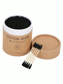 200pcs/Box Cleaning Swabs With Double-Ended Colorful Paper Tips, Disposable For Makeup, Cleaning Ears, Manicure - Multicolor - View 13