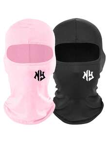 1/2pcs Unisex Balaclava Face Mask, Suitable For Daily Use, Outdoor Travel, Hiking, Skiing, Motorcycle Riding