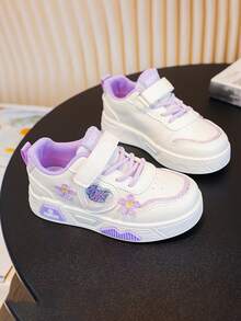 1 pereche de pantofi sport casual pentru fete, stil campus, toamnă/iarnă, talpă moale și suprafață moale, confortabili și antiderapanți