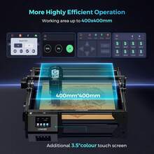 LONGER Laser Engraver Ray5 10W, 60W DIY Laser Cutter And Laser Engraving Machine With 3.5" Touch Screen,0.06mm Laser Spot 10000mm/Min, Offline Usage CNC Laser Engravers For Wood Metal Acrylic Glass