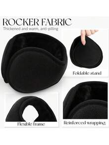 1 szt. Wielokolorowe, proste, jednokolorowe, męskie, zimowe, ciepłe nauszniki, składane, odpowiednie do codziennych dojazdów do pracy i na jesień/zimę - nauszniki - Zobacz 4