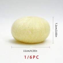 Ultra Fine 1mm Cashmere-Soft Wool Mohair Crochet Yarn 1-Pack - Fluffy Delicate Knitting Yarn For Fall Halloween Christmas Decor, DIY Sweaters Scarves Socks | Uncinetto Filato Fine Lana Gomitoli Fettuccia Per Borse Uncinetto - Multicolor - View 40