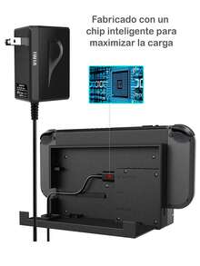Cargador Compatible Con Switch Lite Y Tabletas - Negro - Ver 2