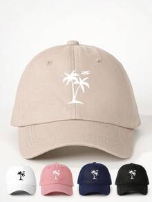 طاقية البيسبول المطبوعة ب- 3 أشجار نخيل للنساء قطعة واحدة، قبعة شمسية قابلة للتعديل للخريف والربيع للسفر والشاطئ، قبعة طراز Y2K للجنسين - قبعة بيسبول - مشاهدة 14