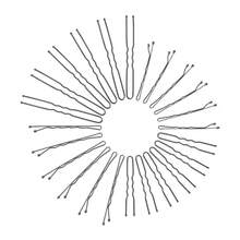 250 Pcs Hair Pins Bobby Pins Brown Hair With Storage Box, Wavy Bobby Pins 2inch 2.4inch, U Shaped Hair Pins 2inch 2.8inch, Suitable For All Hair Types, Hair Clips Hair Pin For Women And Girls - màu đen - Xem 4