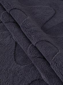 1pc Thick Plush Sofa Cushion Cover, Modern Minimalist Anti-Slip Warm Sofa Seat Pad, Dust-Proof Washable Sofa Slipcover, Black Fashion Soft Non-Fading Non-Shedding Bedroom Decor Pet-Friendly Protector, Adjustable For Corner Sofa, Suitable For Bedroom, Office, Living Room Combination Furniture, L-Shaped Sofa Blanket And 1/2/3/4 Seat Sofa Cover