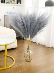 10/20/30 Pieces Artificial Flower Decorations Tall Lifelike Fake Bouquet Pampas Grass 21.65 Inches Tall, Bohemian Style Home Decor, Wedding, Party, Holiday Decoration, Center Table Decoration, Kitchen, Bedroom Fake Bouquet Decoration, Vase Flower Filler, Multipurpose Plants