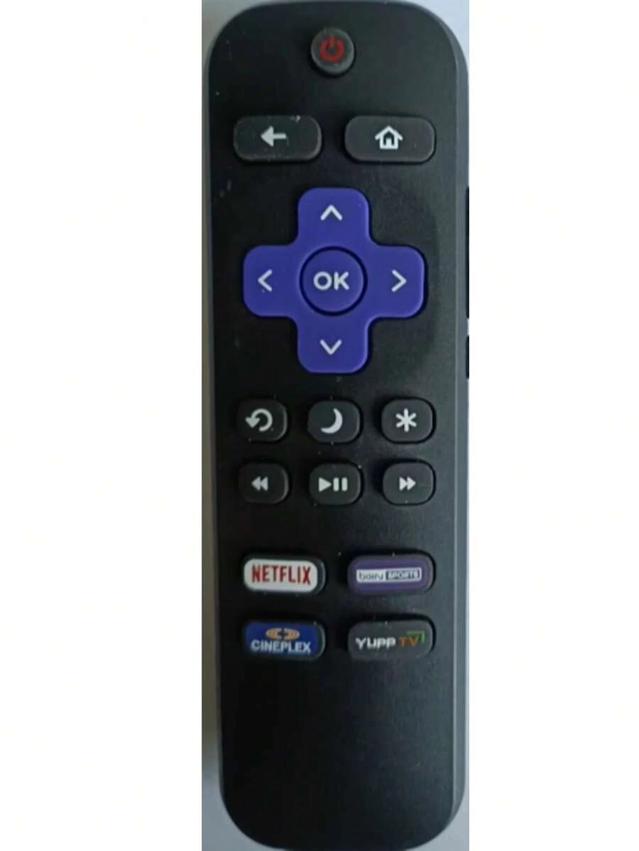 Control Remoto Universal de Repuesto para TV – Práctico, Compatible y Fácil de Usar RK TV4 NF BS CX YD - Negro - Ver 1