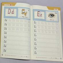 1pc Alphabet Practice Book For Kids, 30 Pages Of A-Z Letter Writing Practice, For Learning English And Preschool Writing Practice, Educational Supplies,School Supplies,Back To School - Multicolor - View 6