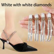 2 Cặp Dây Giày Đính Đá Chống Lỏng Dây Giày Cao Gót Dây Thắt Lưng Giày Cao Gót Có Thể Tháo Rời Thay Thế Cho Giày Cao Gót Nữ Bị Lỏng, Dép Xẻng, Kệ Giày, Tiết Kiệm Lưu Trữ, Ngoài Trời, Vườn, Vật Dụng Cần Thiết Khi Du Lịch, Di Động, Vật Dụng Cần Thiết Khi Đi Biển, Mùa Tốt Nghiệp, Lễ Tốt Nghiệp, Lễ Trao Bằng Tốt Nghiệp, Quà Tốt Nghiệp, Quà Tốt Nghiệp, Quà Tốt Nghiệp, Chúc Mừng Tốt Nghiệp, Chúc Mừng Sinh Viên Xuất Sắc, Hoàn Thành Trường Học, Tiệc Tốt Nghiệp - Nhiều màu - Xem 13