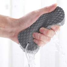 3D Embossed Loofah Bath Sponge, Exfoliating Scrub Towel, Double-Sided Back Scrubber