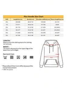 Men Plus Size   Men Casual Hoodie With Stylish Paris Print  Pocket Long Sleeve Ideal For Fall And Winter Perfect Gift Casual Winter WearSleek Pullover  Pocket Hoodie   Big Men Size L-3XL 4XL 5XL - màu đen - Xem 3