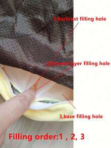 Libsit 1pc Only Cover Toddler Anti-Fall Training Sitting Posture Sofa, Enlarged And Thickened Toddler Learning Seat. Baby Sofa Seat Cover. Filling Is Not Included Baby Sofa Support Seat Cover Baby Plush Chair Learning To Sit Comfortable Toddler Nest Puff Washable Without Filler