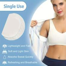 20/40/60/80/100片一次性腋下吸汗垫，腋下吸汗垫，有效透气，隐形，吸收贴片，轻盈吸汗，舒适无味，使用方便，适合炎热夏季男女，旅行、运动、户外、夏季身体护理，贴纸，圣诞节节日礼物