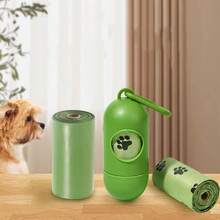 45pcs Extra Thick Dog Waste Bags - Leak-Proof, No Mess Pet Outdoor Cleaning Convenience (15pcs/Roll), Random Style, Portable For Dog Owners, Campers And Hikers, Ideal For Dog Waste And Pet Cleaning - Multicolor - View 4