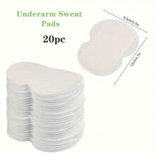 20/40/60/80/100片一次性腋下吸汗垫，腋下吸汗垫，有效透气，隐形，吸收贴片，轻盈吸汗，舒适无味，使用方便，适合炎热夏季男女，旅行、运动、户外、夏季身体护理，贴纸，圣诞节节日礼物