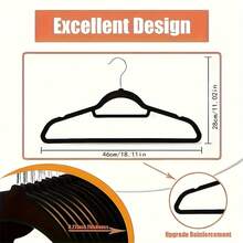 20pcs/10pcs Multi Colored Flocking Clothes Hanger Coating Anti Slip Clothes Hanger Velvet Clothes Hanger Cute Clothes Hanger Wardrobe Space Saving Clothes Hanger Essential Clothes Hanger For Home Storage Clothes Clip