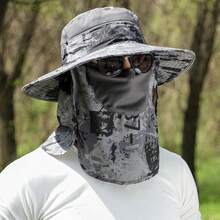 Sombrero Plegable para el Sol UPF 50+ Impermeable y Transpirable - A - Ver 10