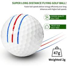 Caiton Caiton 12/6/3PCS Mingi de golf 40+ Yards Challenge cu țintire și control de rotire | Pachet valoare pentru performanță în tur