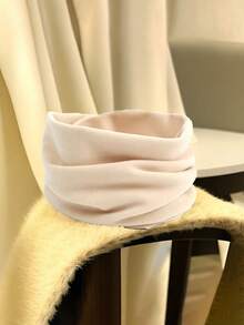 4件/2件/1件 多功能冬季柔软面料保暖防寒围巾 护颈罩 防风骑行围巾