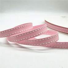 5 thước Anh ruy băng Grosgrain có dây thép 10mm dùng để trang trí đám cưới, Giáng sinh, làm nơ ruy băng thủ công, gói quà. - Chọn màu - Xem 9