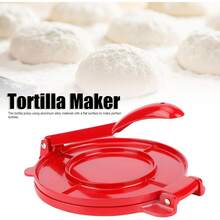 Prensa de Masa para Hacer Tortillas, Prensa de Tortilla Plegable de 8 Pulgadas, Prensa de Tortilla de maíz de aleación de Aluminio, Comedor para Cocina casera - 1 - Ver 3