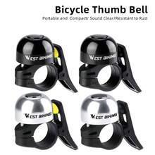 WEST BIKING Ultra-Loud Bicycle Bell - Folding Mountain Bike Bell For Road/City Bicycle | Cycling Accessories