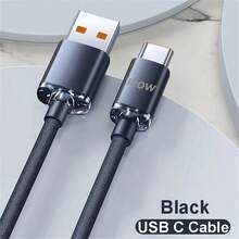 NNBILI 120W 6A 快充 USB Type-C 数据线，兼容三星、Realme、小米、华为等手机，快充数据线（注意：仅可使用兼容的手机快充充电器或原装充电器进行快充。本产品不兼容 系列手机。） - 彩色 - 查看 15
