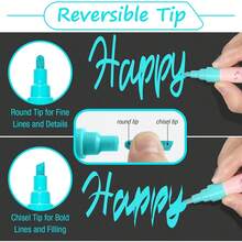 MMSZHL 8 Pcs Marcadores de Gis Borrables En y Húmedo, Marcadores de Gis Líquido, Colores Brillosos, Borrable y de Secado Rápido, para Blackboa, Espejos, Ventanas, Vidrio de Coche (6 mm) - 6 milímetros - Ver 10