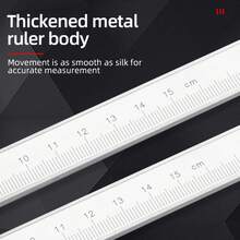 Calibrador Vernier de Acero al Carbono 0-150mm 0-200mm 0-300mm con Tornillo de Bloqueo Calibrador Vernier de Acero Inoxidable por BeBosLook - 0-150 mm - Ver 7